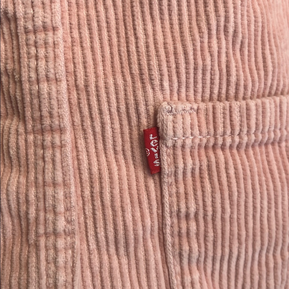 Levi’s Pink Corduroy Overalls - Picture 4 of 6